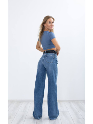 6636-1 Джинс SESSANTA WIDE LEG (РАЗМЕРЫ: 25,25,26,26,27,27) 6 од