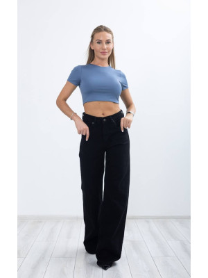 6647-1 Джинс SESSANTA WIDE LEG (РАЗМЕРЫ: 25,25,26,26,27,27) 6 од