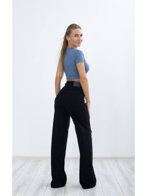 6647-1 Джинс SESSANTA WIDE LEG (РАЗМЕРЫ: 25,25,26,26,27,27) 6 од
