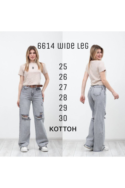 6614 ДЖИНС SESSANTA WIDE LEG НОРМА ( размеры: 25,26,27,28,29,30) 6 ед. 6614 ДЖИНС SESSANTA WIDE LEG НОРМА ( размеры: 25,26,27,28,29,30) 6 ед.