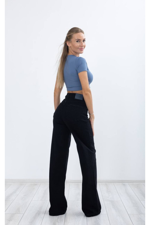 6647-1 Джинс SESSANTA WIDE LEG (РАЗМЕРЫ: 25,25,26,26,27,27) 6 од