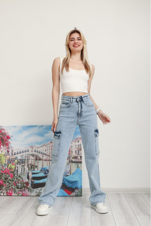 1400-7 WIDE-LEG  SV STORE НОРМА (РОЗМІРИ:25,26,27,28,29,30) 6 од.